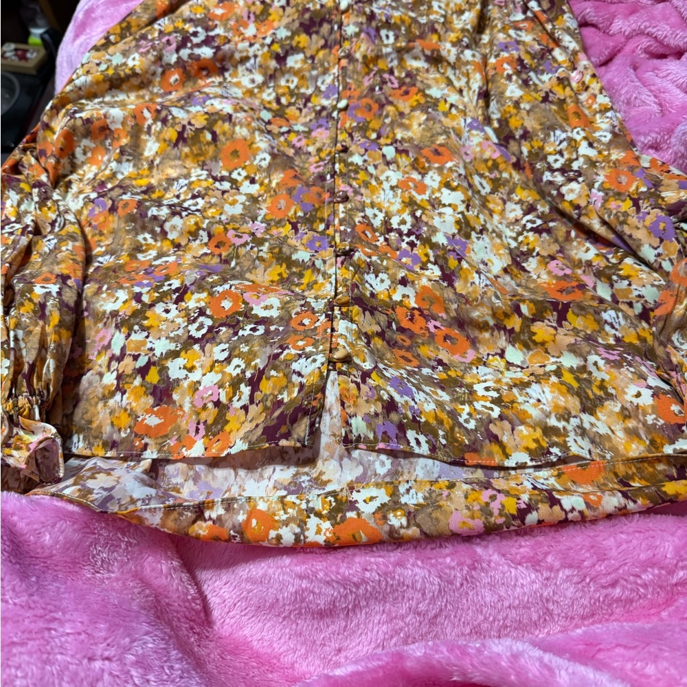 Floral Long Sleeve Blouse